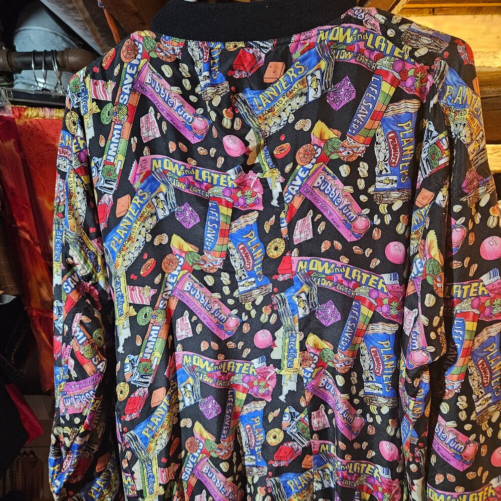 Nicole Miller Vintage 1980s silk.jacket